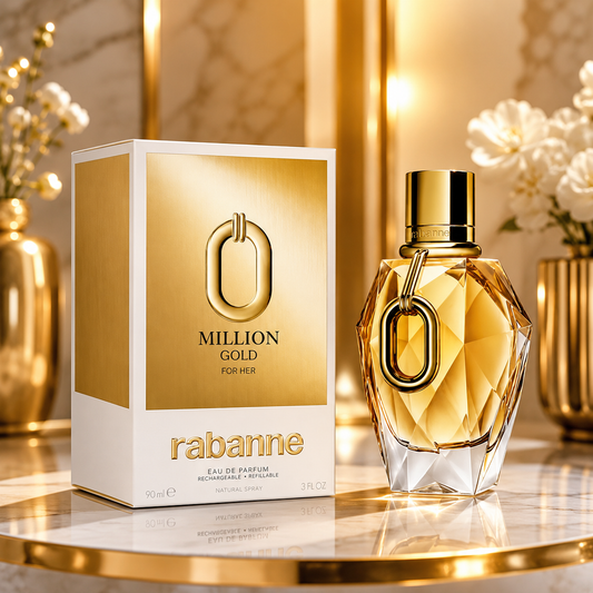 Rabanne Million Gold For Her Eau de Parfum Spray | 3.0 fl oz / 90ml