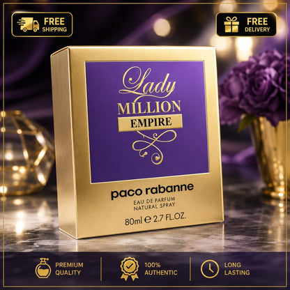 Paco Rabanne Lady Million Empire Eau de Parfum EDP Spray 2.7 fl oz / 80 ml