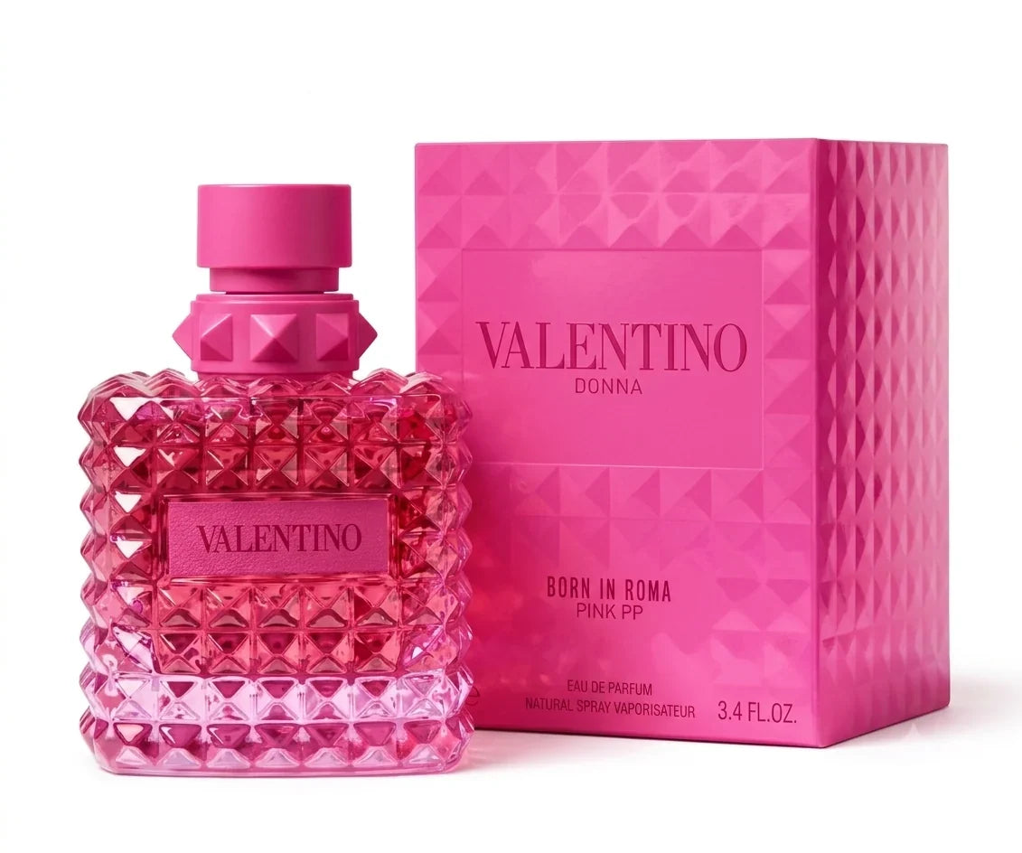 Valentino Donna Born in Roma Pink PP Eau de Parfum Spray for Women 3.4 oz / 100 ml