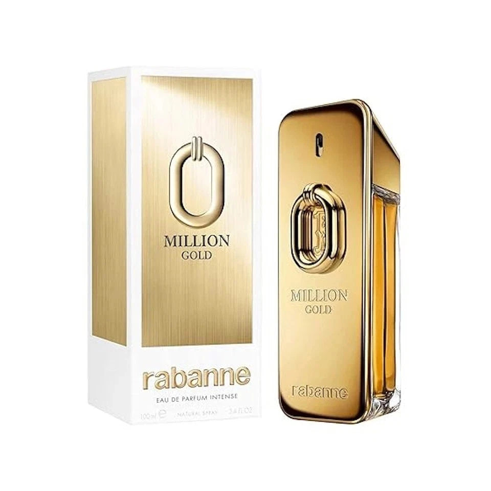 Rabanne Million Gold Eau de Parfum Intense Spray for Men 3.4 oz / 100ml
